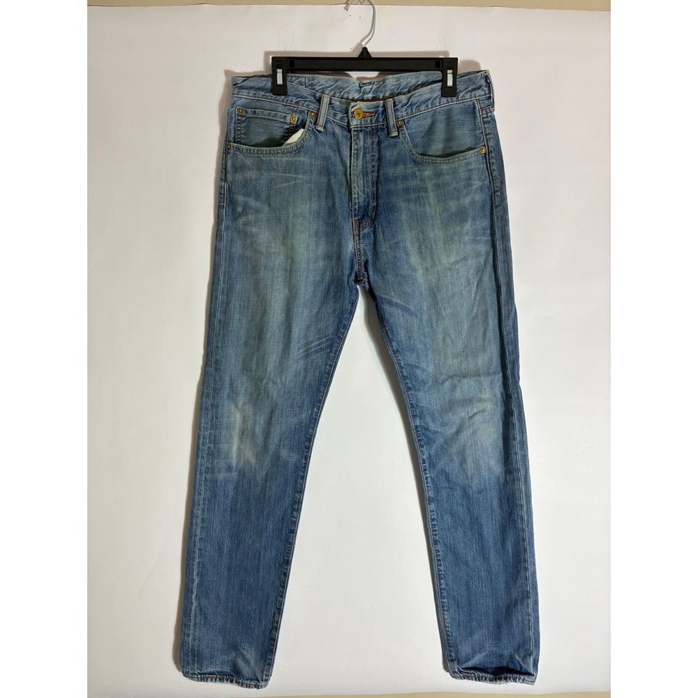 Levis 511 Slim Fit Jeans Mens 34x34 Medium Wash Blue Denim Streetwear 165080148